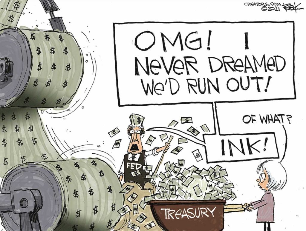 Cartoon - Money Printing